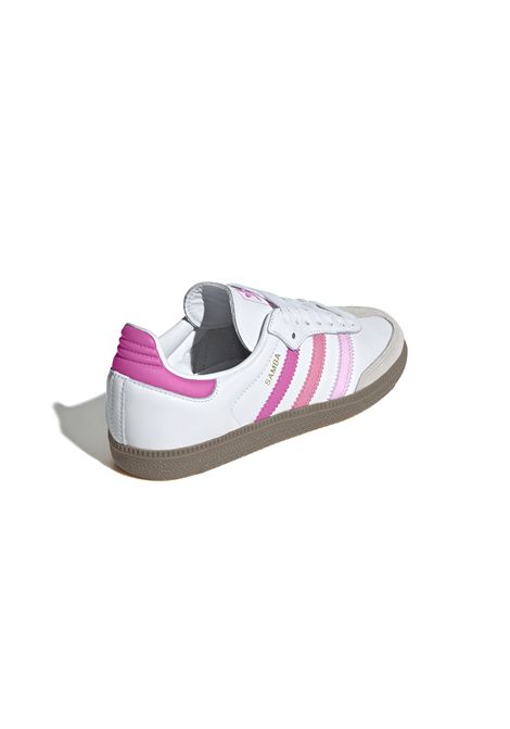 Scarpe Adidas Samba OG Bianco Rosa Bambini ADIDAS ORIGINALS | Sneakers | JP5494-